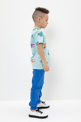 брюки  для мальчика  К 400563/ярко-голубой