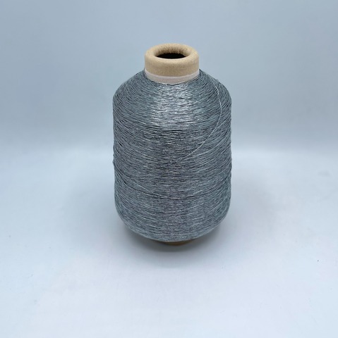 Kyototex, Abigail 450м / 100 гр. 14% Металлик (Люрекс). 73%Вискоза. 13% Японская бумага, Серо-зеленый(11), арт.37009