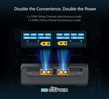 Зарядное устройство ToolkitRC M6D, 500 Вт (только DC), 1-6S, два канала