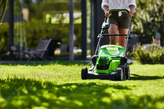 Газонокосилка Greenworks G24X2LM41 2×24V (41 см) аккумуляторная, без АКБ и ЗУ
