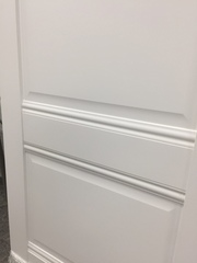 Межкомнатная дверь VFD (ВФД) C2 ДГ Emalex Mindwhite (белая c кремовым оттенком матовая без текстуры)