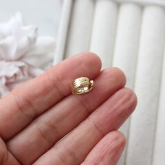 Кафф с отверстием для подвесок 12*5 мм, позолота, Ш135