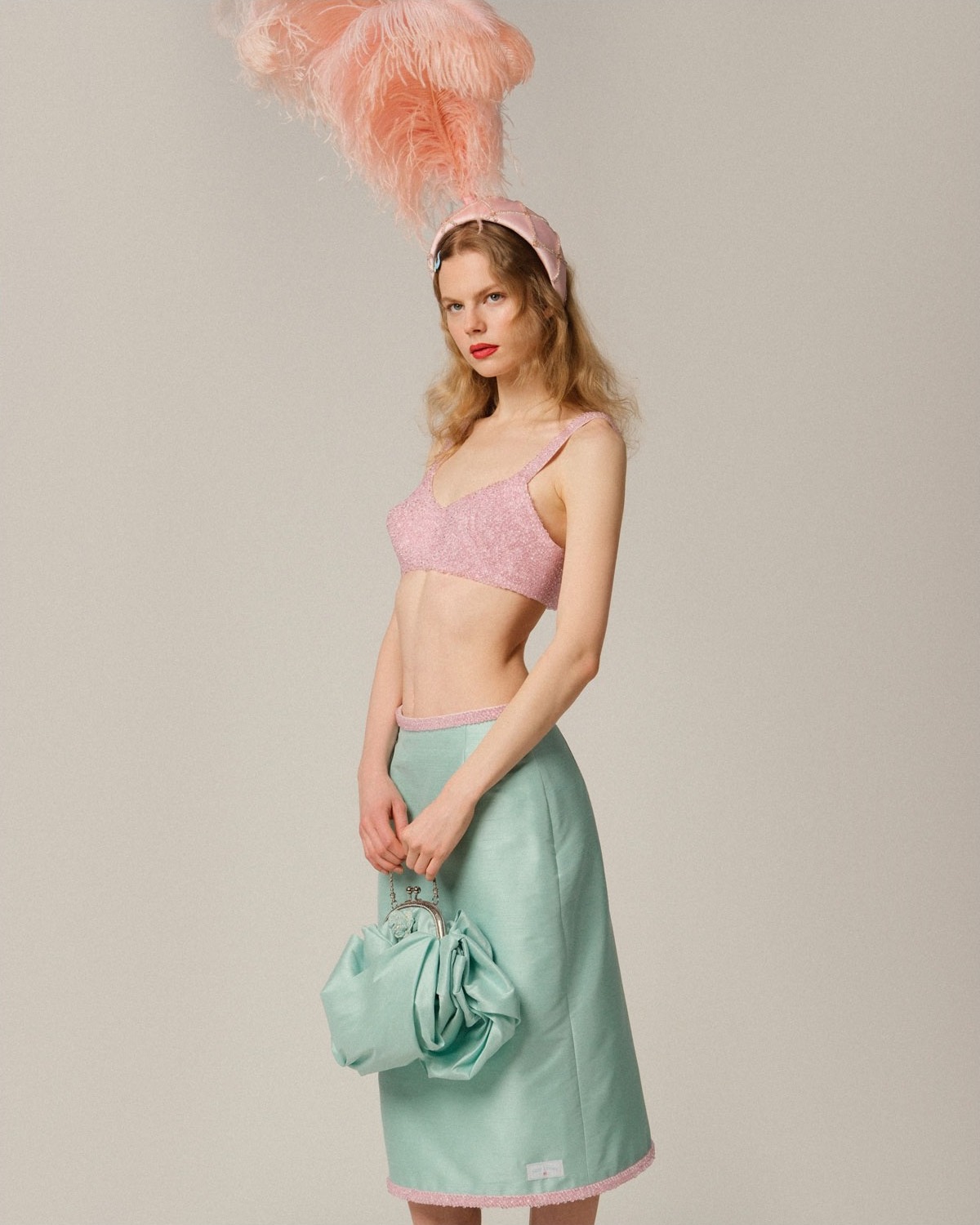 Расшитая юбка прямого кроя