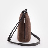 Сумка Саломея 350 эко-замша шоколад