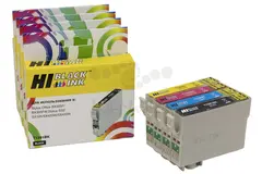 Комплект струйных картриджей Hi-Black HB-T1285 (T1281-T1284) для Epson Stylus S22/SX125, (Bk,C,M,Y)