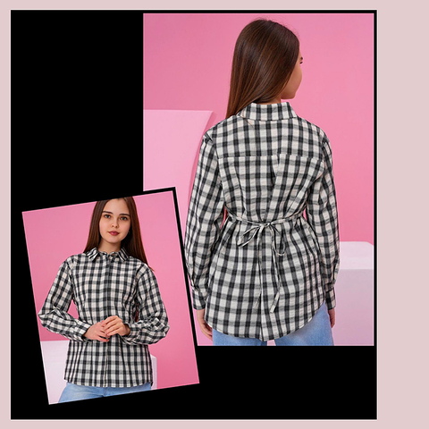 Рубашка хлопок д (9-14) 260410-S2118