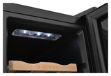 Винный шкаф Zugel ZTWF181DB черный