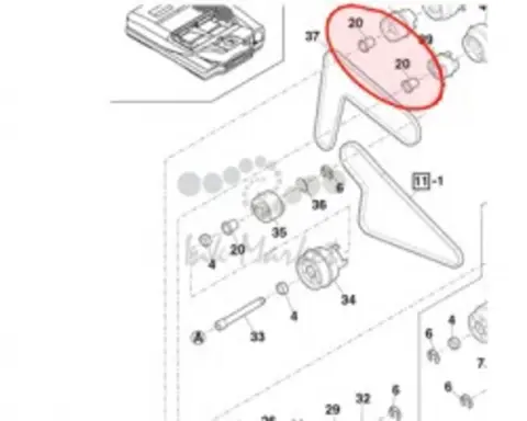 Подшипник в блок проявки оригинал для Sharp AR163 / ARM236 / ARM276 NBRGC0021QSZZ