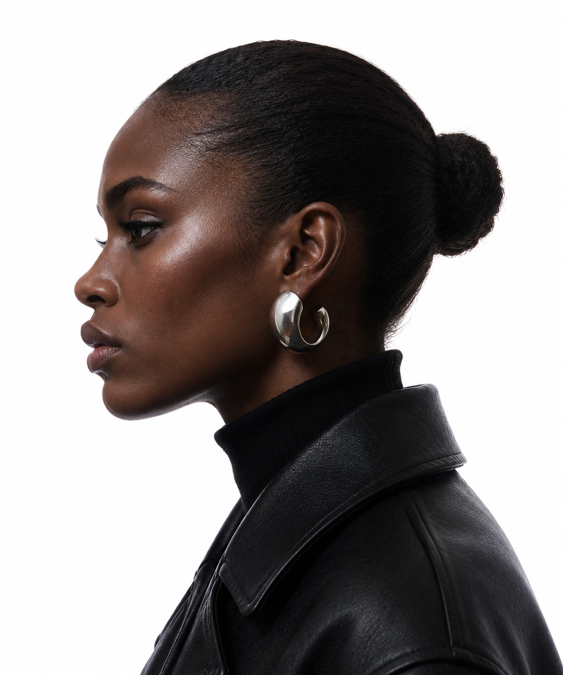 Серьги Pistil Hoops Silver