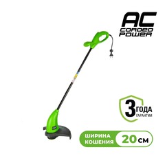 Триммер электрический Greenworks Арт. 21117, 280W, 20 см