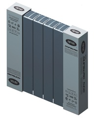 Rifar SUPReMO Ventil 500 титан, 6 секций - радиатор с подключением нижним (правым)