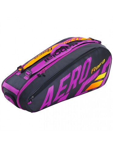 Чехол для теннисных ракеток Babolat Pure Aero RAFA x6 - black/orange/purple