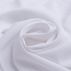 Шифон-шелк стрейч, 115 гр/м2, 150 см, белый