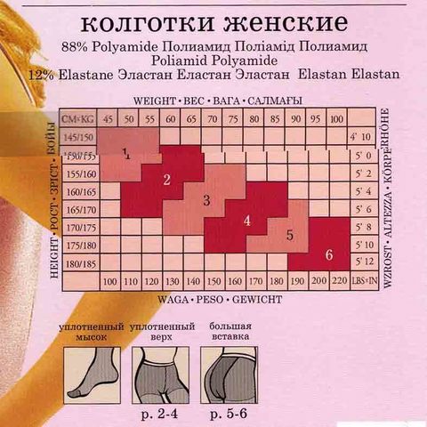 Женские колготки Solo 40 XL Conte