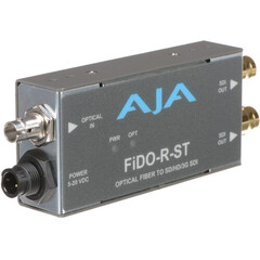 Конвертер AJA FiDO Single-Channel ST Fiber to 3G-SDI Mini Converter