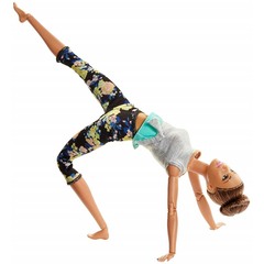 Барби в сером топе Брюнетка. Безграничные движения