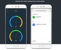 Комнатный активный датчик температуры и влажности Mijia Smart