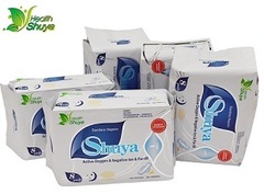 Ночные впитывающие анионовые прокладки ShuYa