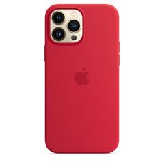 iPhone 13 Pro Max Silicone Case with MagSafe (PRODUCT)RED