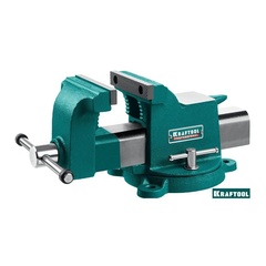 KRAFTOOL STEEL, 100 мм, стальные слесарные тиски (32701-100)