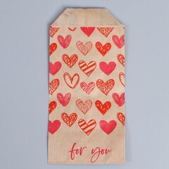 Конверт для сладостей «For you», 8 х 16 см