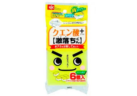 Губка меламиновая для чистки кастрюль, раковин и кранов, 6шт