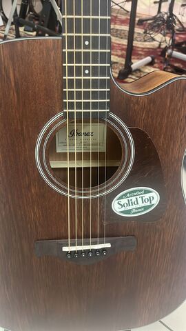IBANEZ AW54CE-OPN электроакустическая гитара, цвет - натуральный