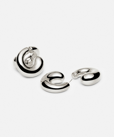 Серьги Big Buds Silver