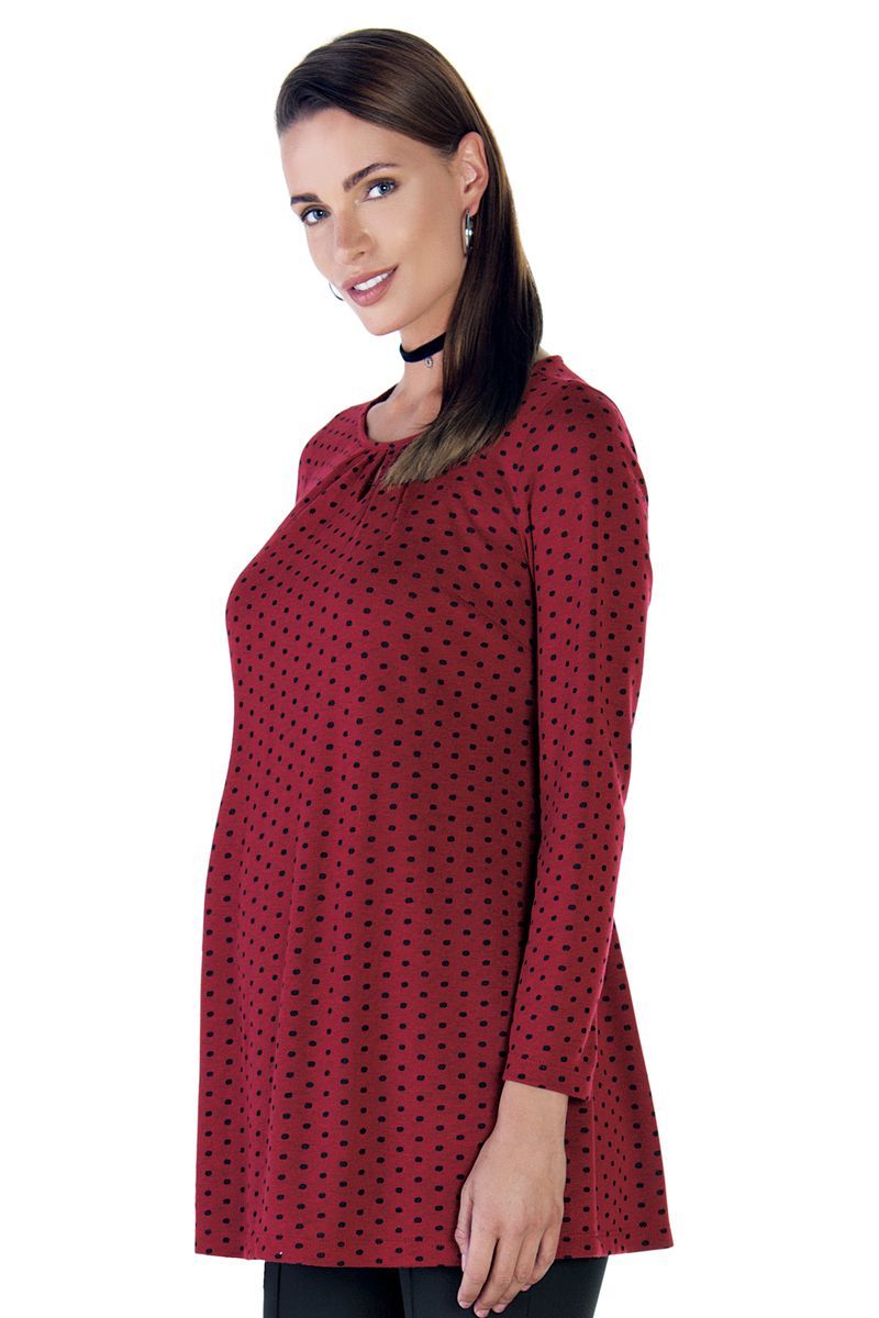 Блузка для беременных 08937 красный