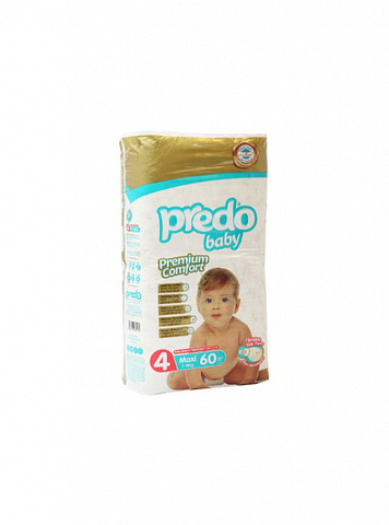 Uşaq bezi \ Подгузники \ Diapers Predo 4 Maxi Jambo 60 pcs.