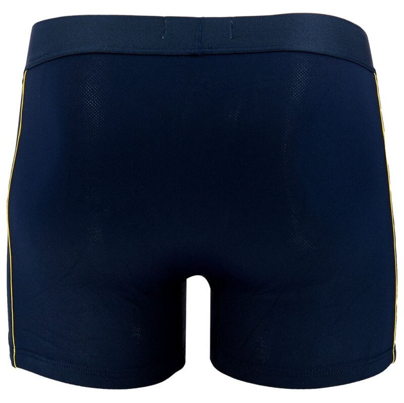 Боксерки Lacoste Men's Breathable Technical Mesh Trunk - navy blue/yellow –  купить за 3 876 руб