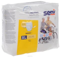 Впитывающие трусы SENI ACTIVE Normal Extra Large, 10 шт./уп.