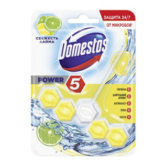 Блок для унитаза гигиенический Domestos Power 5 Свежесть лайма