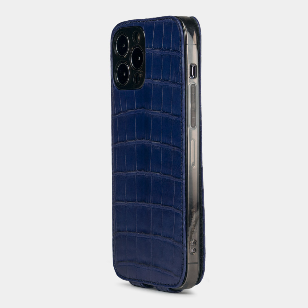 Case for iPhone 13 Pro Max - alligator blue