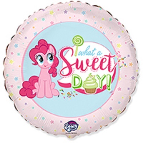 F 18''/46 см, Круг, Пони, What a sweet day (Сладкий день), 1 шт.