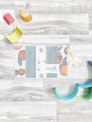 Набор платочков-слюнявчиков Mjölk Мандарины