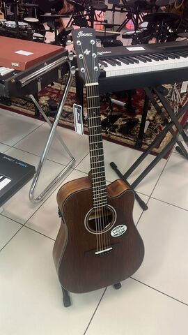 IBANEZ AW54CE-OPN электроакустическая гитара, цвет - натуральный