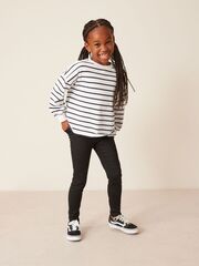 Джегинсы для девочки Next D66-011, Черный