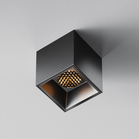 Накладной светодиодный светильник Maytoni Alfa LED C064CL-5W2.7K-SQ-B