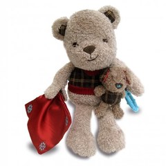 Мягкая игрушка Little Bird Told Me LB3047 Медвежонок и Щенок