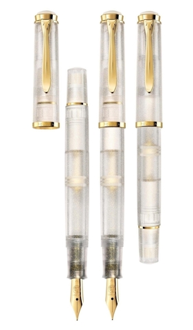 Набор Pelikan Elegance Classic Demonstrator M200 SE 2021, Golden Beryl GT, F (819817)