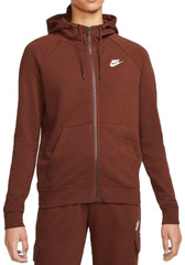 Женская толстовка Nike Sportswear Essential Hoodie FZ Fleece W - bronze eclipse/white