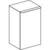 Шкафчик Geberit Smyle Square с одной дверцей: B=36см, H=60см, T=32.6см, Песчаный глянец / Высокоглянцевое покрытие
