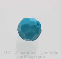 5000 Бусина - шарик с огранкой Сваровски Turquoise 8 мм