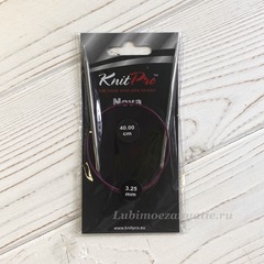 KnitPro Nova Metal круговые спицы 3,25 мм/40 см