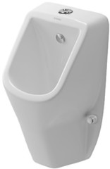 Duravit D-Code Писсуар подача воды сзади, без смывного края, для подключения 1/2», вкл. смывную форсунку, набор для подачи воды, сливной вентиль, сифо 829300007 фото