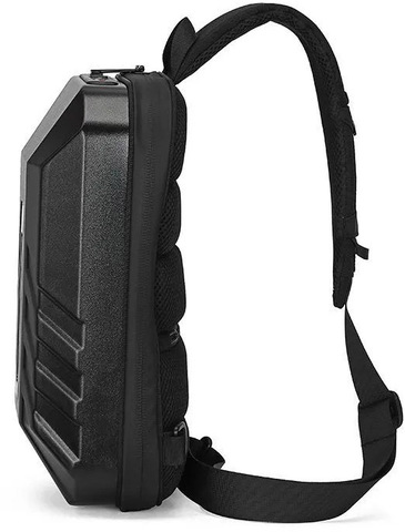 Картинка рюкзак однолямочный Ozuko 9499s black - 2