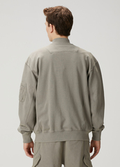 Бомбер Alpha Industries French Terry Ma-1 Jacket Mid Grey (Серый)