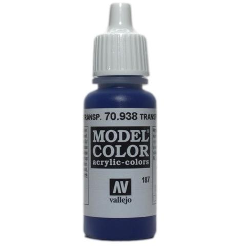 Model Color Transparent Blue 17 ml.