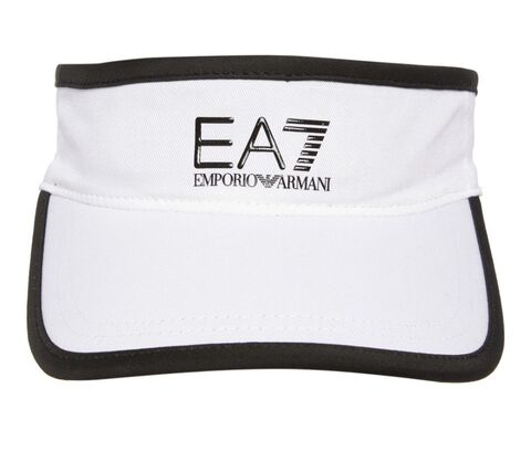 Теннисный козырек EA7 Woman Tennis Pro Visor Baseball Hat - white/black